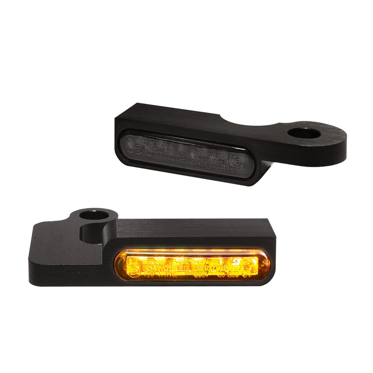 Handlebar Mounting LED Blinkers Amber/Black