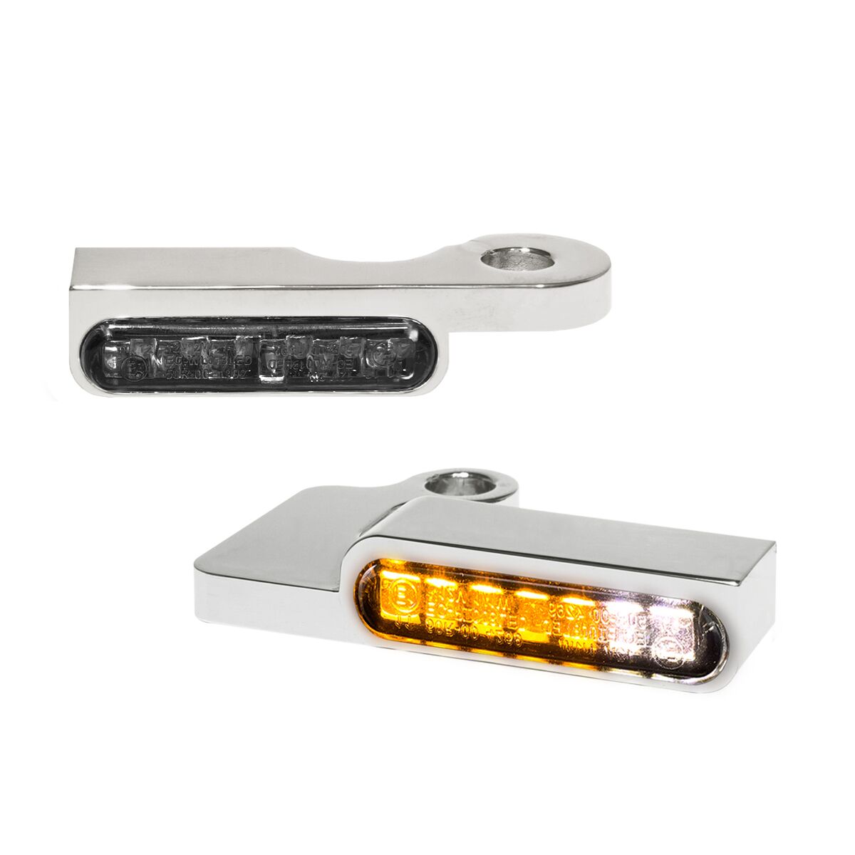 Handlebar Mounting LED Blinkers w/Position Light Chrome