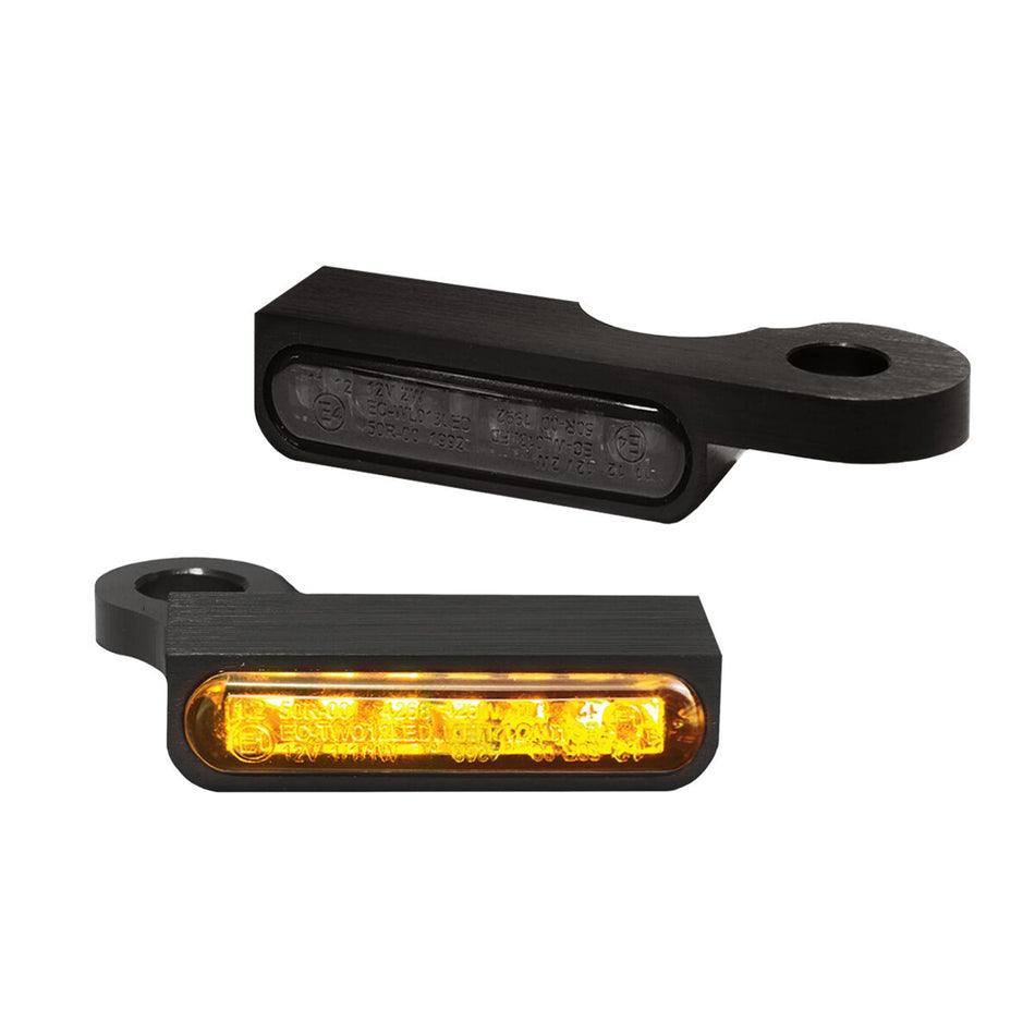 Handlebar Mounting LED Blinkers Amber/Black