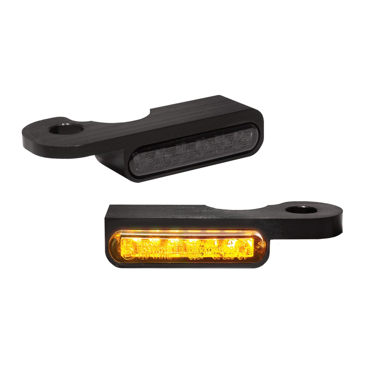 Handlebar Mounting LED Blinkers Amber/Black