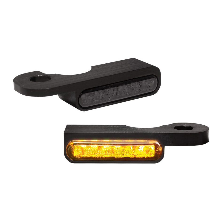Handlebar Mounting LED Blinkers Amber/Black