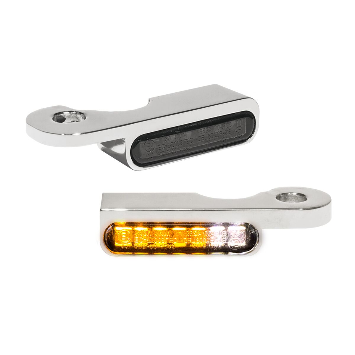 Handlebar Mounting LED Blinkers w/Position Light Chrome