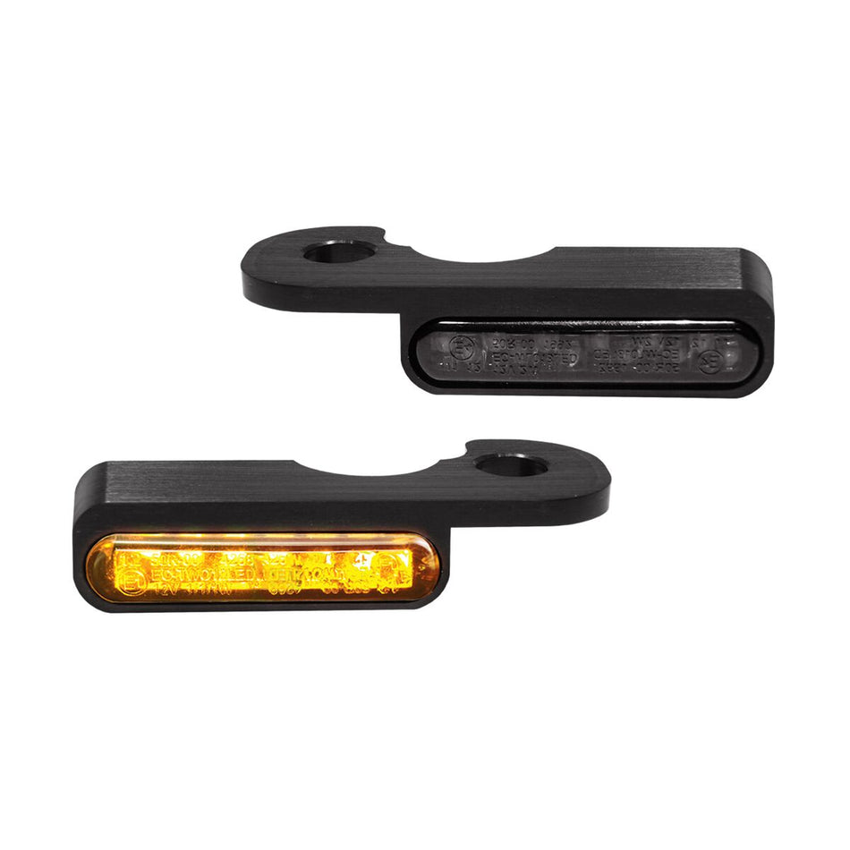 Handlebar Mounting LED Blinkers Amber/Black