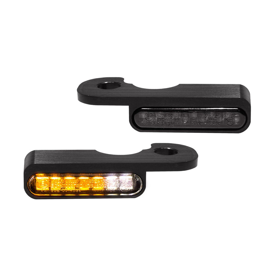 Handlebar Mounting LED Blinkers w/Position Light Black