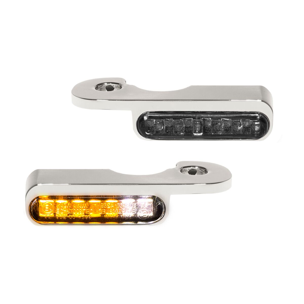 Handlebar Mounting LED Blinkers w/Position Light Chrome