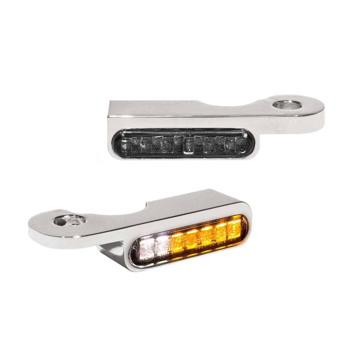 Handlebar Mounting LED Blinkers w/Position Light Chrome