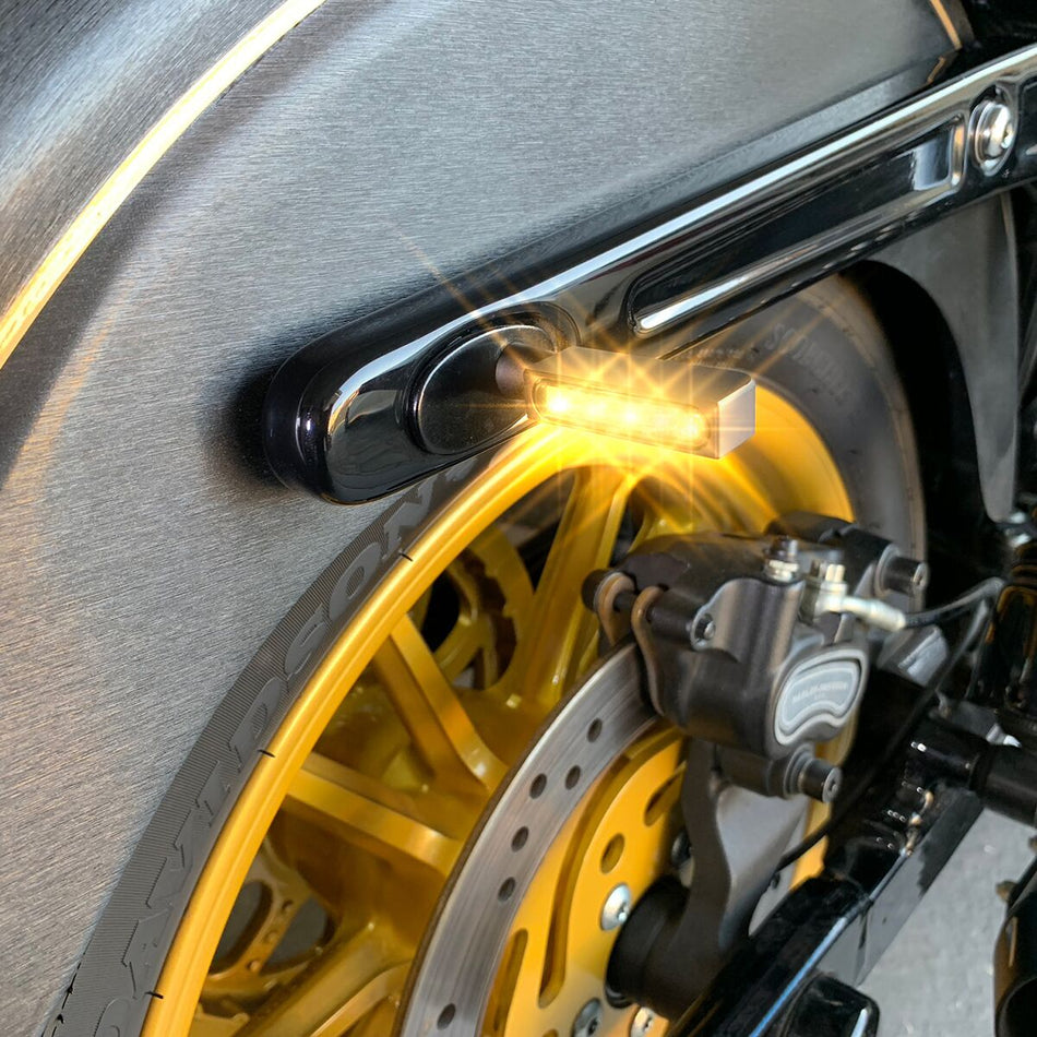 Turn-Signal BLOKK-Line LED Amber/Black