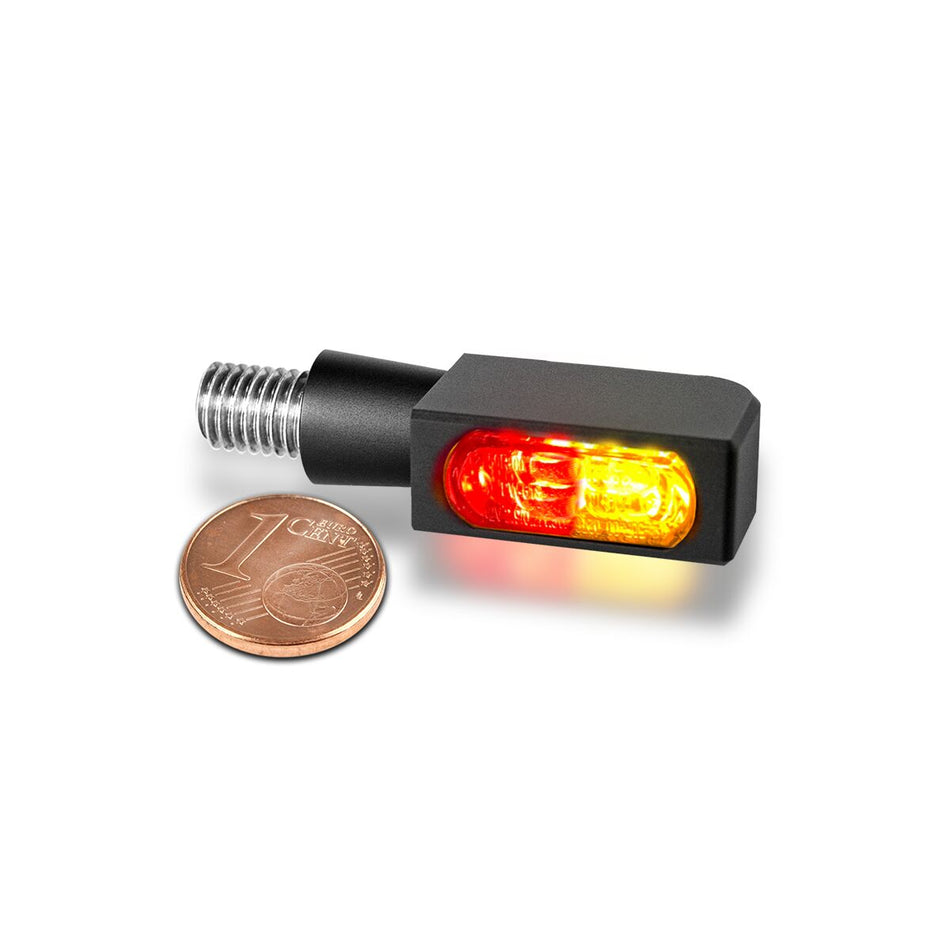 Turn-Signal 3-in-1 BLOKK-Line Micro LED Light Black