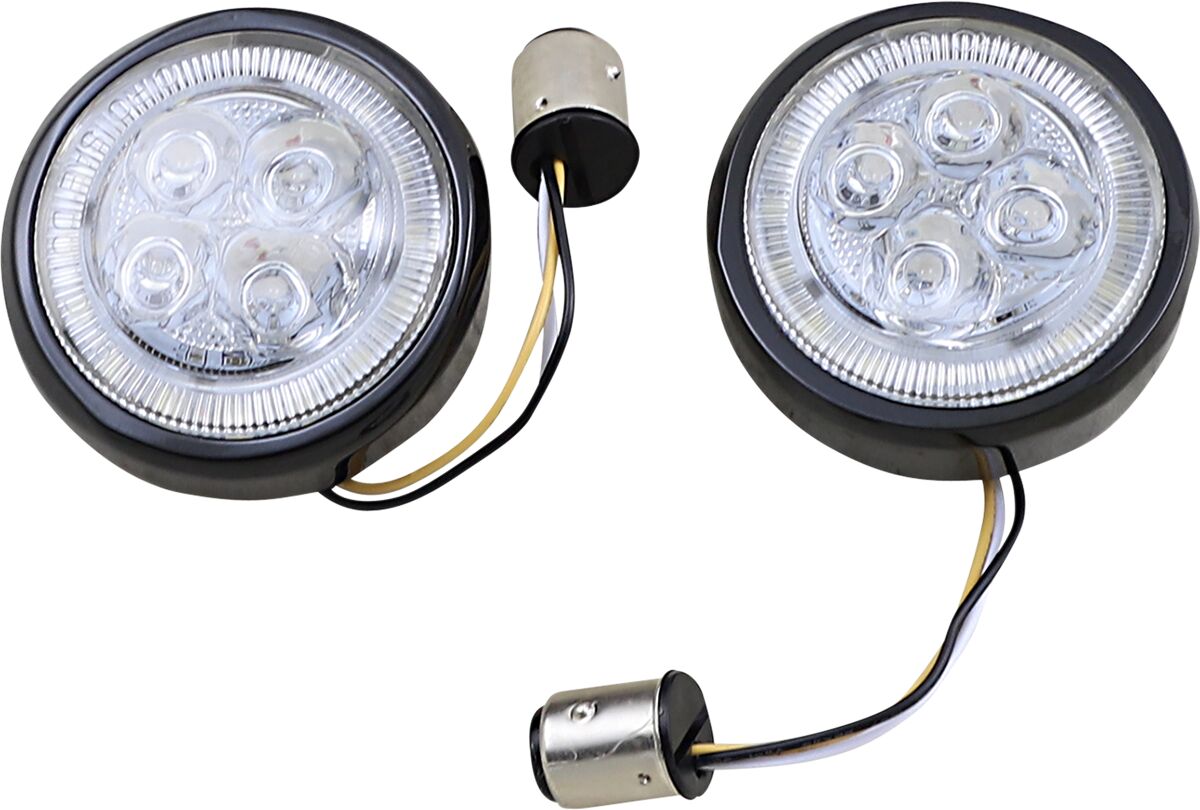SIGNAL LIGHT INSERTS FANG FRONT BLACK