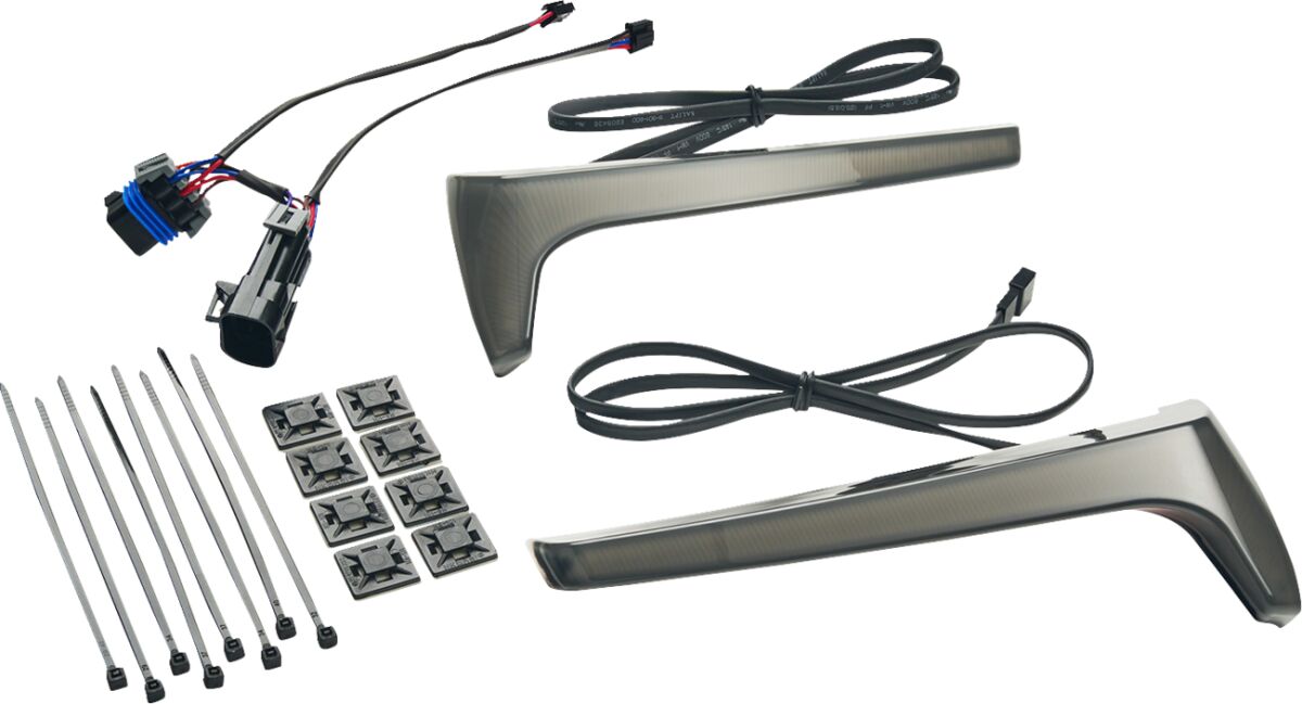 LIGHTS SADDLEBAG SMOKE LENS, RED T-SIGNAL INDIAN