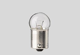 BULB SINGLE FILAMENT 12V 15W BA15S ROUND GLOBE 10PK