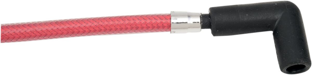 IGNITION WIRE BRAIDED RED