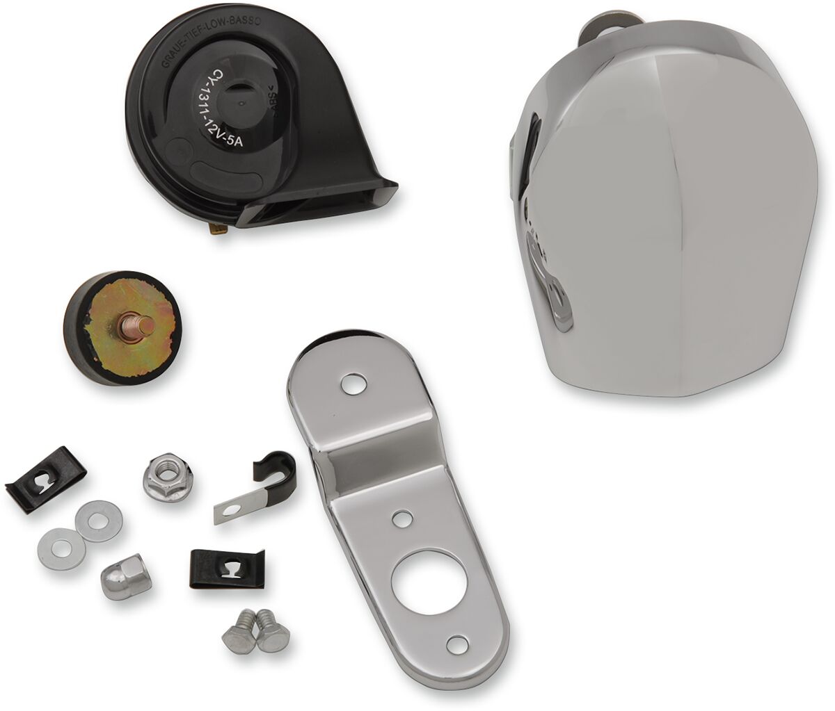 HORN KIT ELECTRIC CHROME