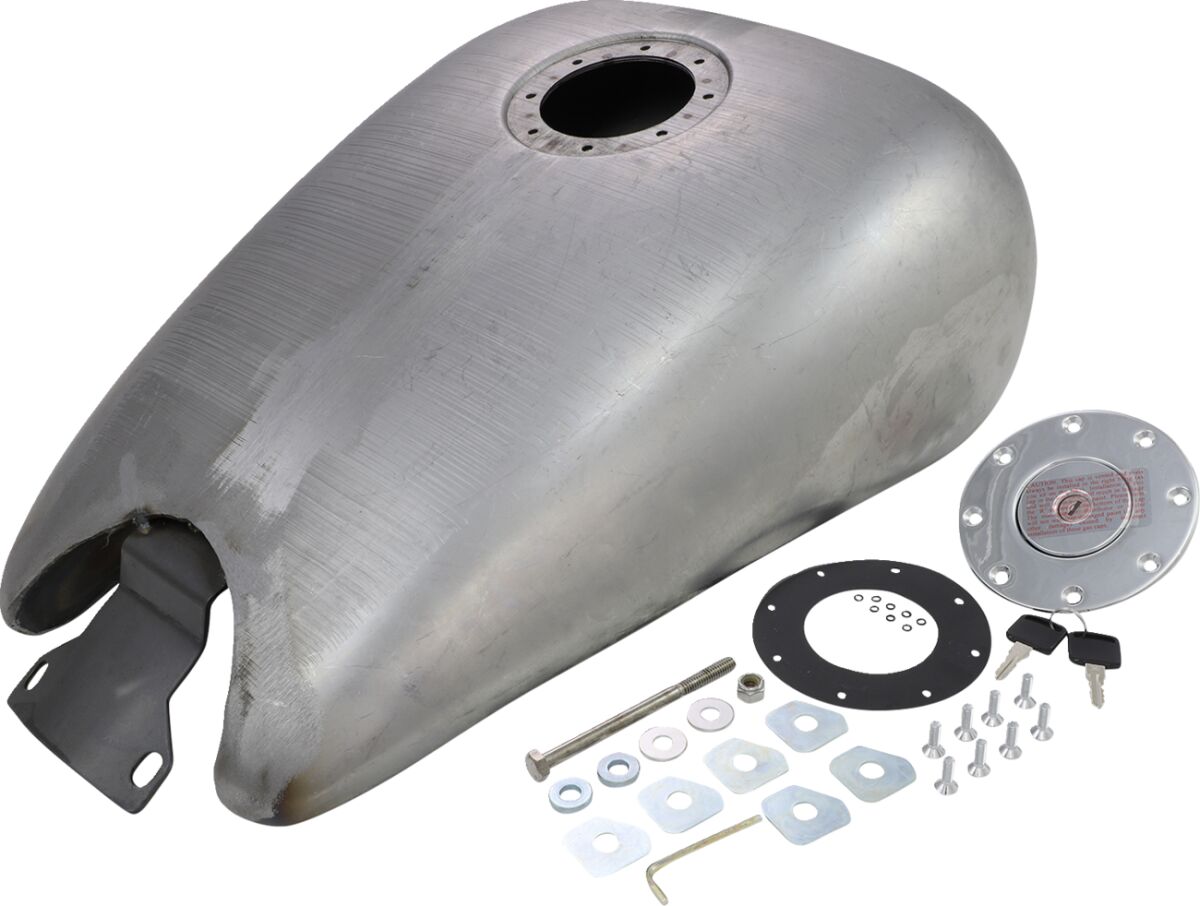 GAS TANK ONE-PIECE 2" STRETCHED W/ AERO CAP