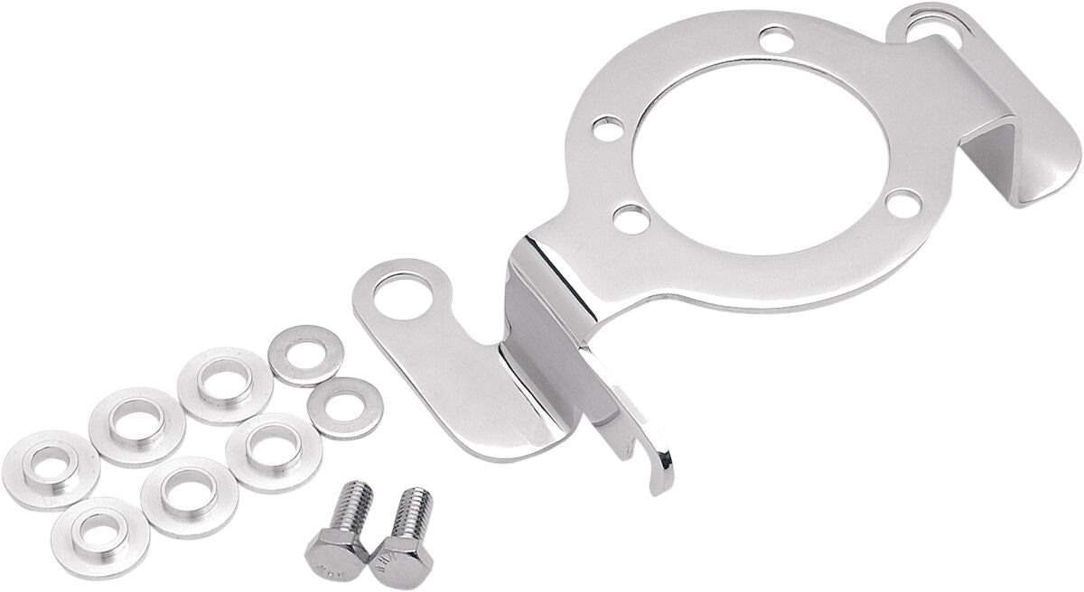 MIKUNI CARB SUPPORT BRACKET CHROME