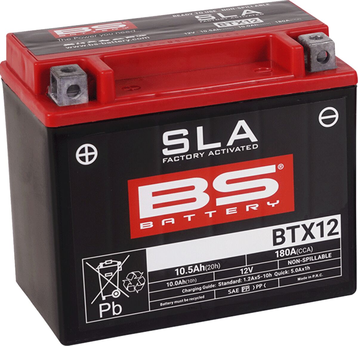 BATTERY BTX12 SLA 12V 180 A