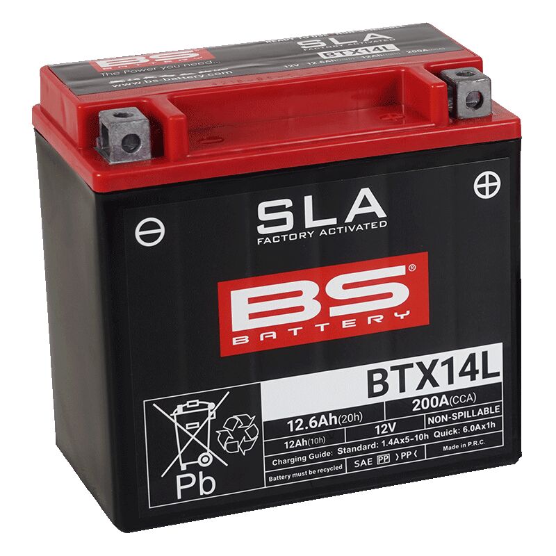 BATTERY BTX14L SLA 12V 200 A
