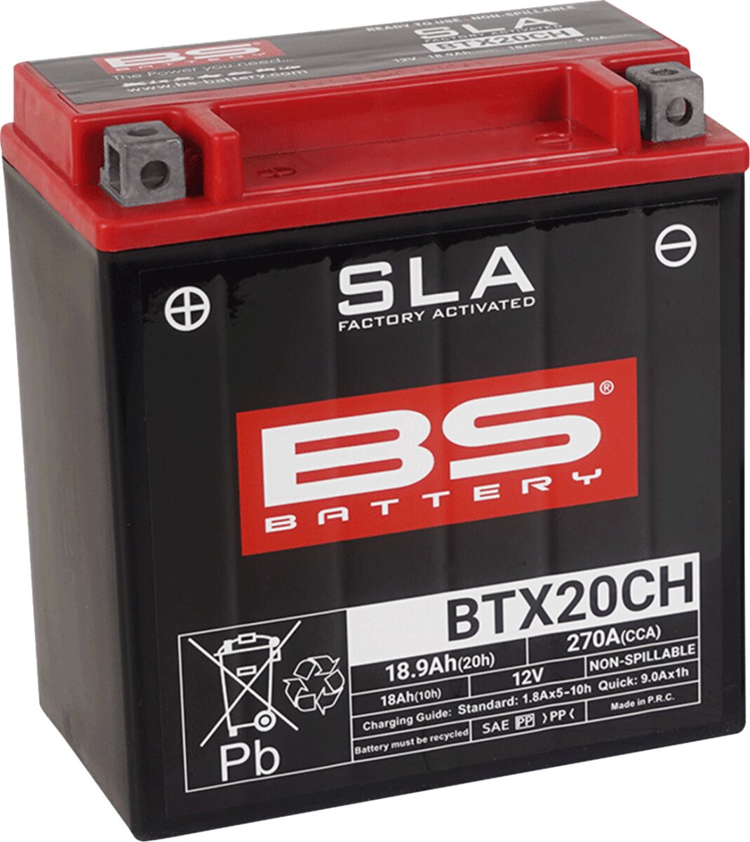 BATTERY BTX20CH SLA 12V 270 A