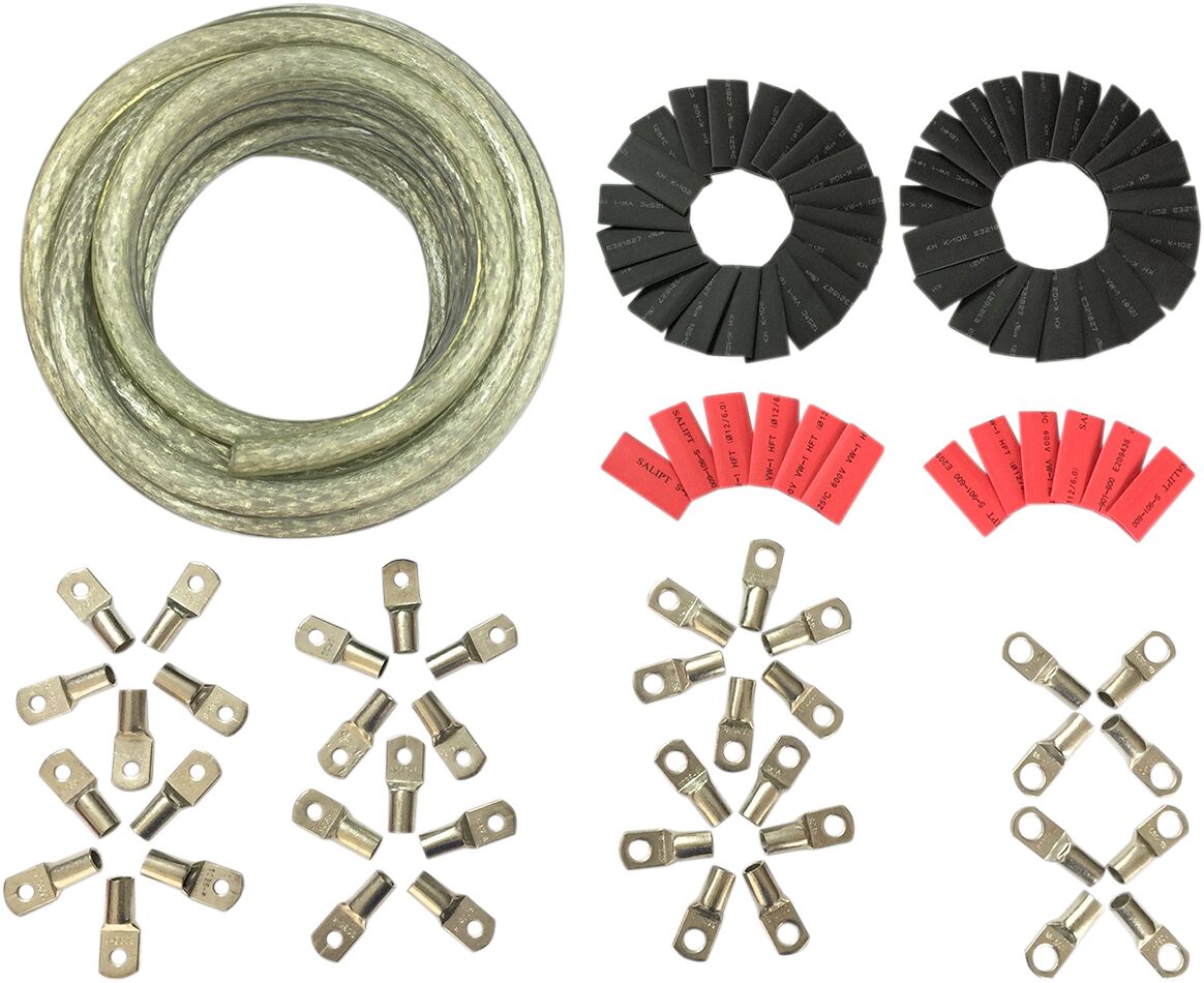 BATTERY CABLE KIT CUSTOM CLEAR