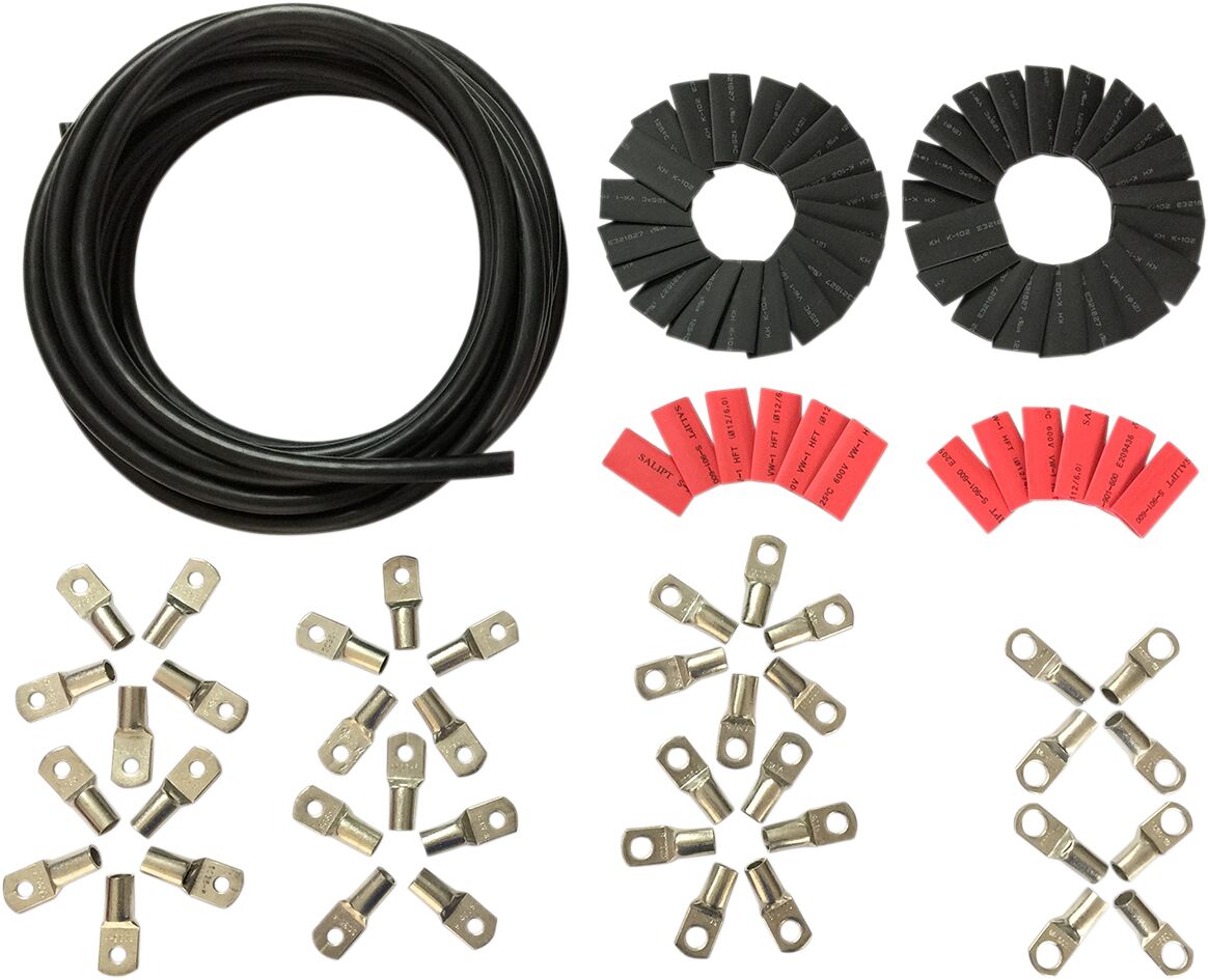 BATTERY CABLE KIT CUSTOM BLACK