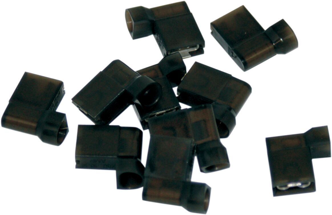 BLACK FLAG FEMALE TERMINAL 0.25" BLACK 10 PK