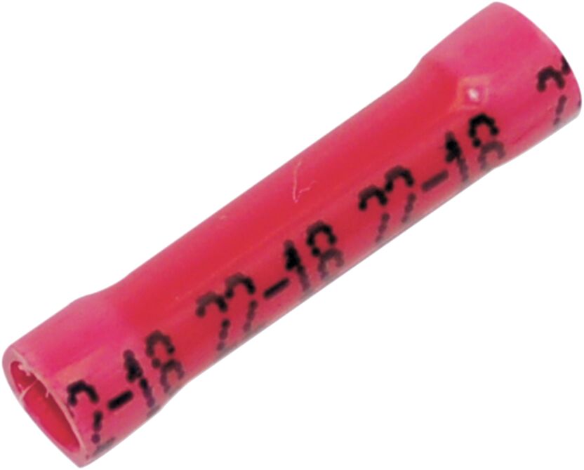 BUTT-SPLICE CONNECTOR 18-22 GAUGE (0,6-1MM) 25 PK