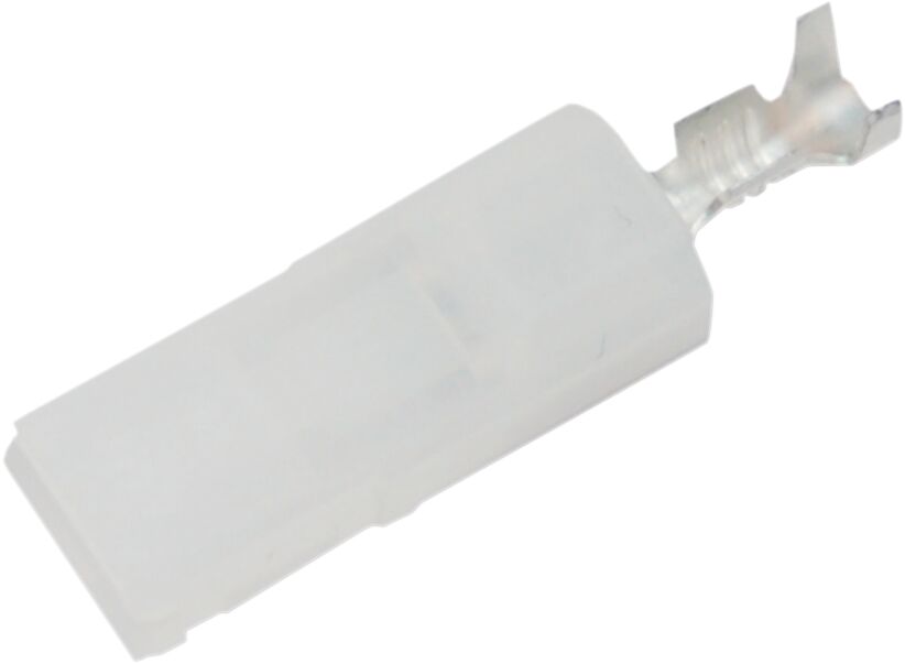 AMP FEMALE TERMINAL 0.187" WHITE 20 PACK