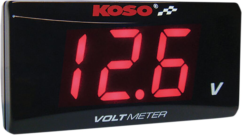 VOLT METER SUPER SLIM RED LIGHT