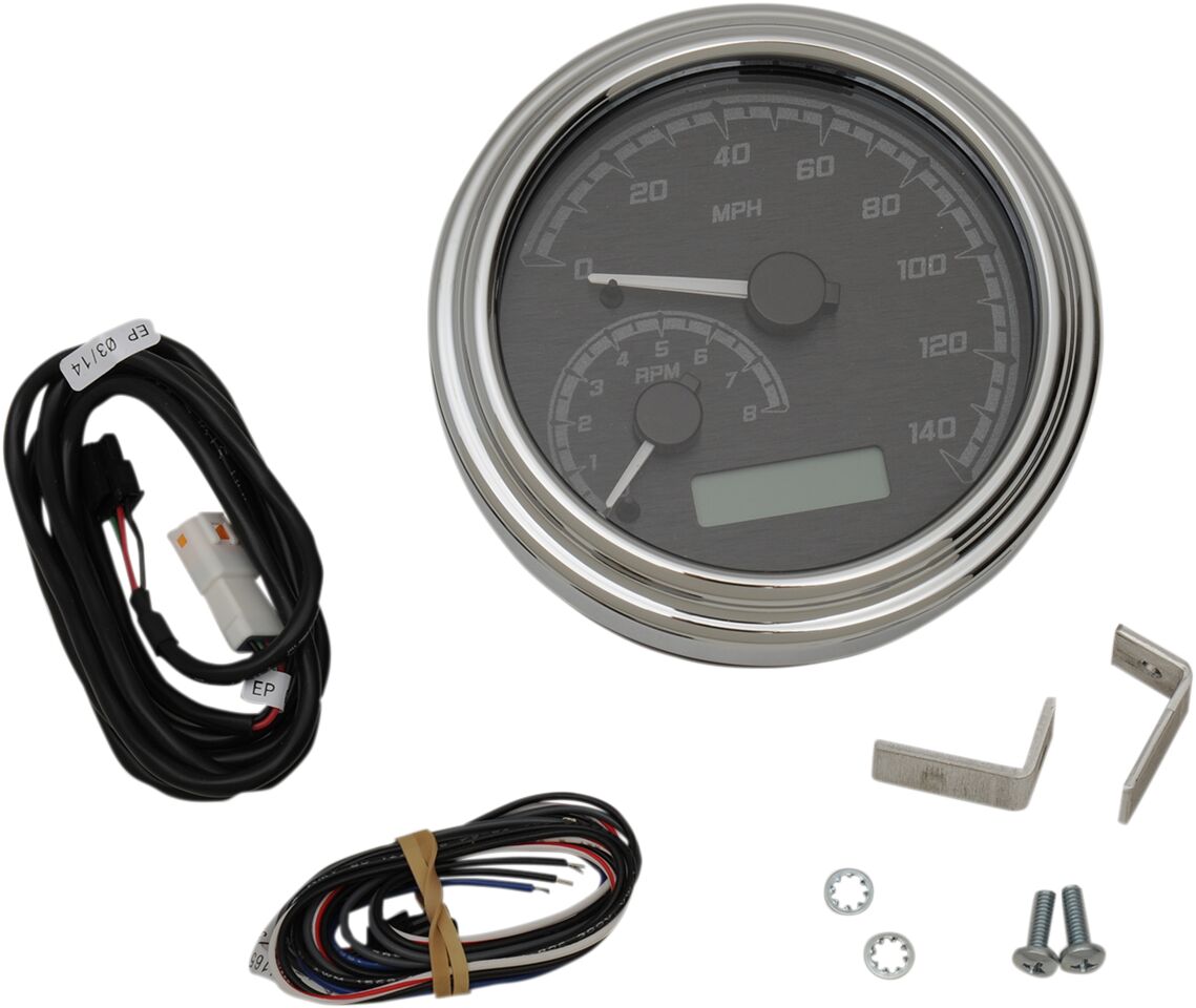GAUGE MVX SERIES CHROME GRAY