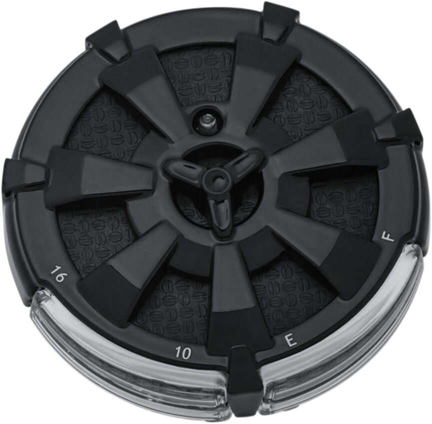 ALLEY CAT LED FUEL & BATTERY GAUGE BLACK