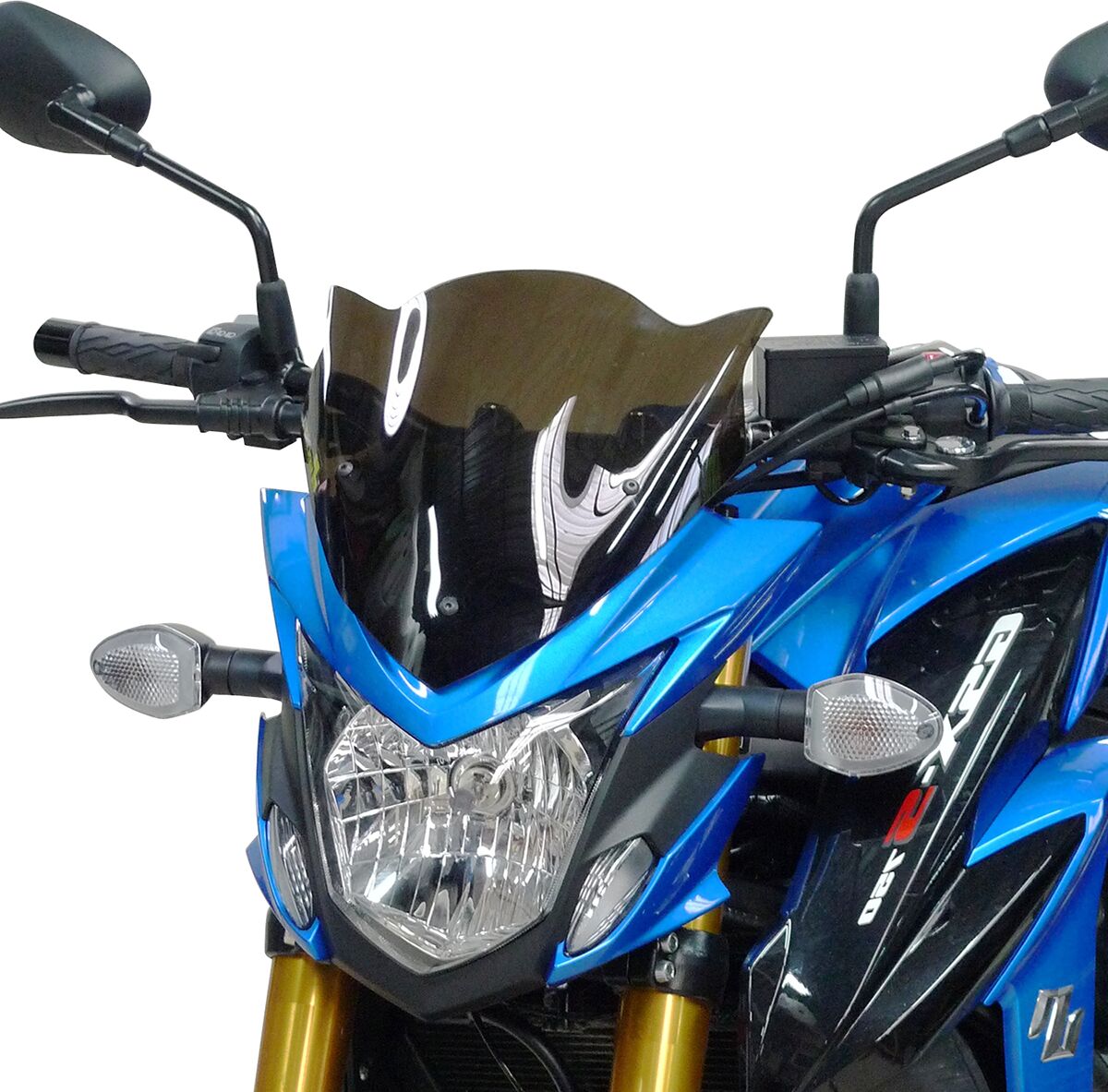 WINDSHIELD DEFLECTOR SMOKED BLACK 27 CM 3MM