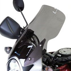 WINDSHIELD HIGH PROTECTION SMOKED GREY 45 CM 3MM