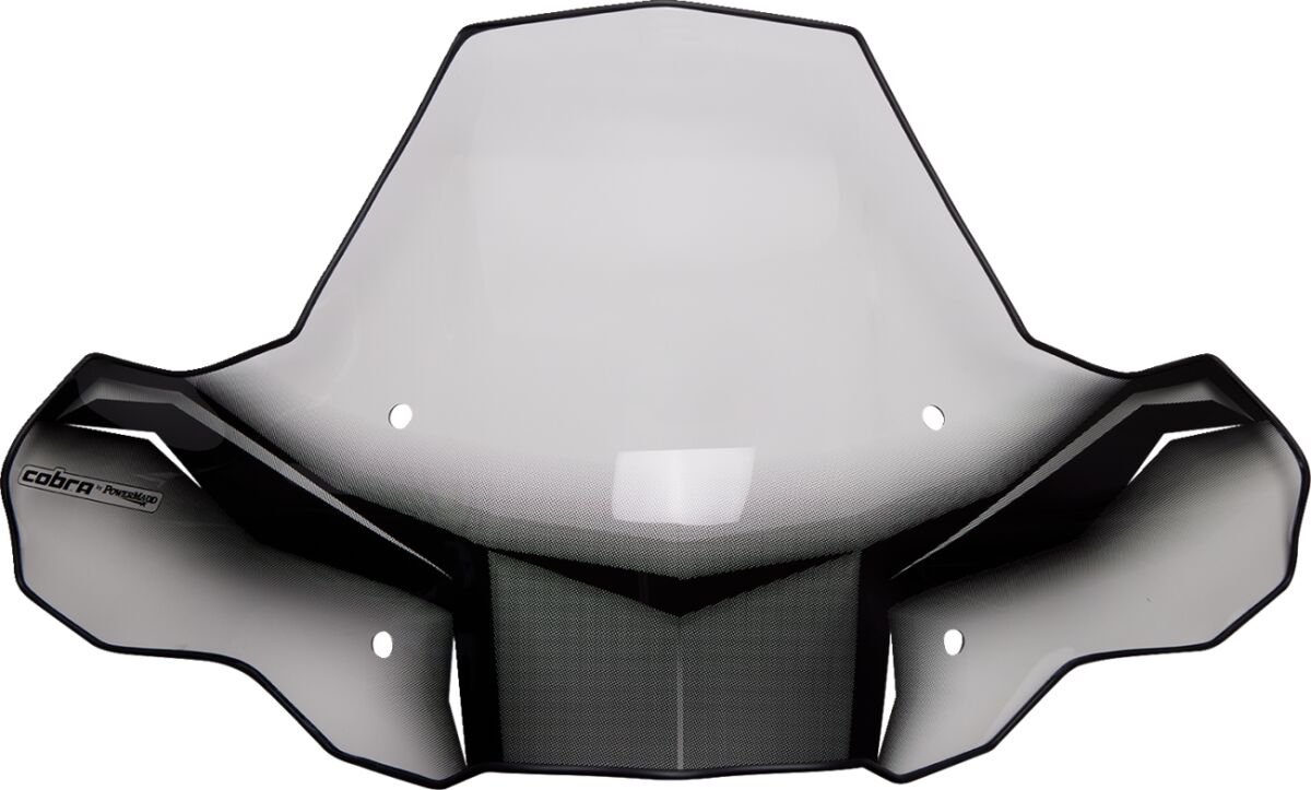 WINDSHIELD COBRA PROTEK 20" POLYCARBONATE CUSTOM REPLACEMENT CLEAR