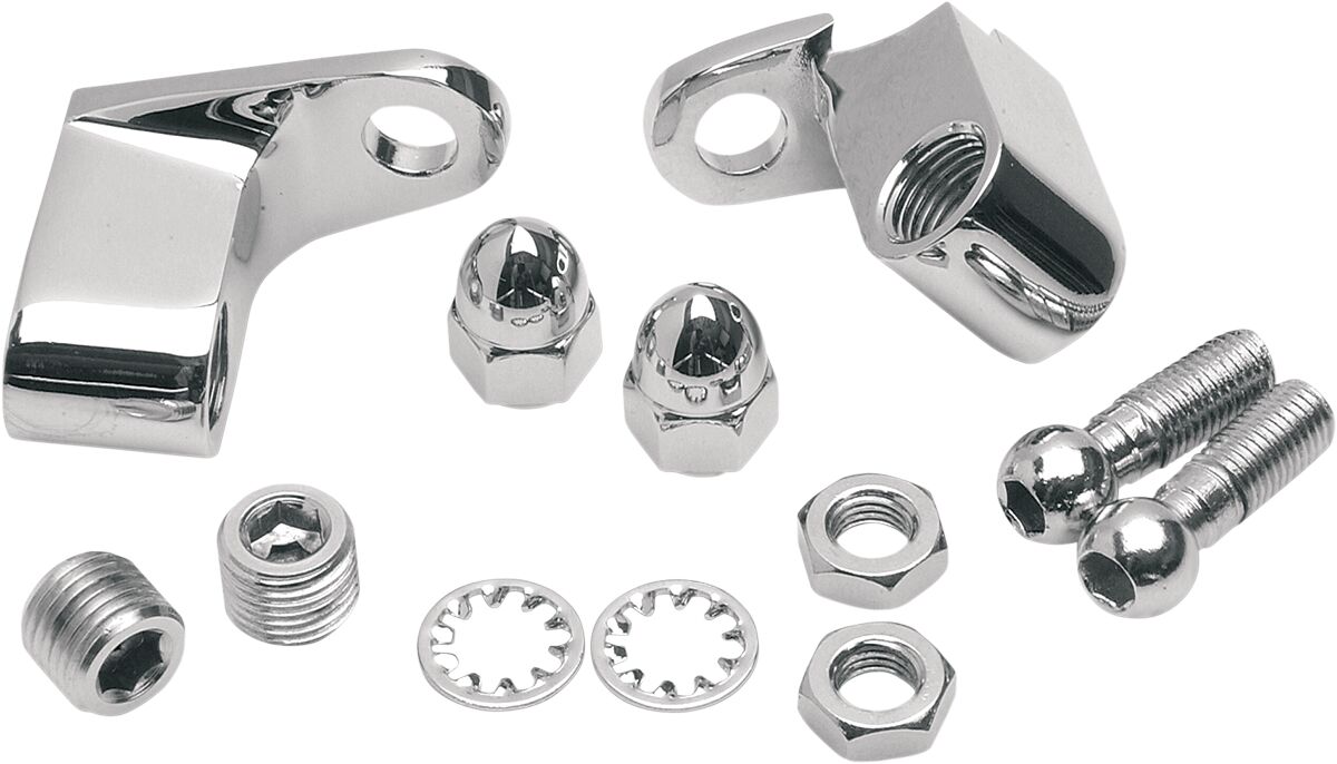 FRONT TURN SIGNAL MOUNT KIT CHROME