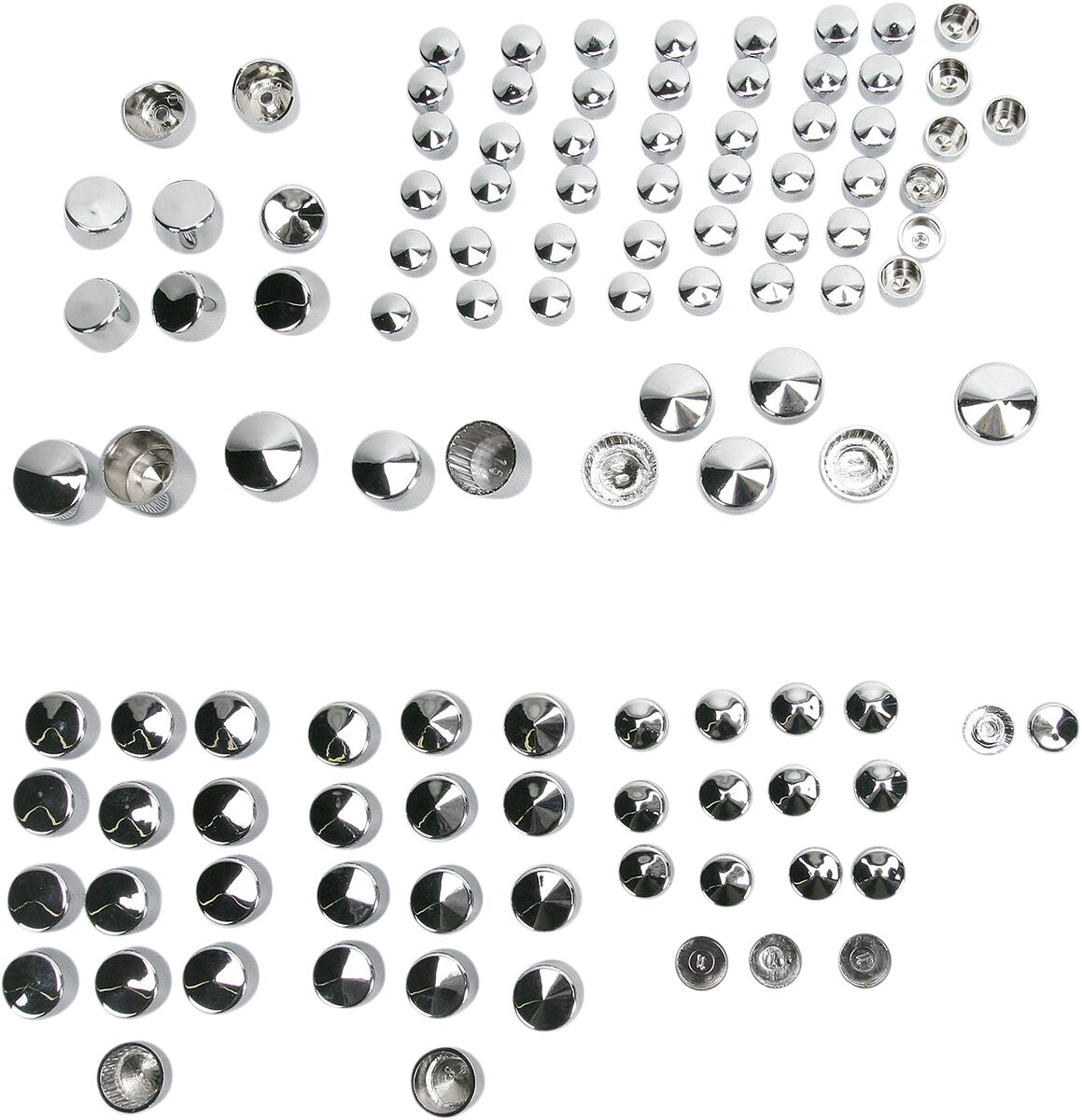 BOLT COVER KIT STANDARD CHROME