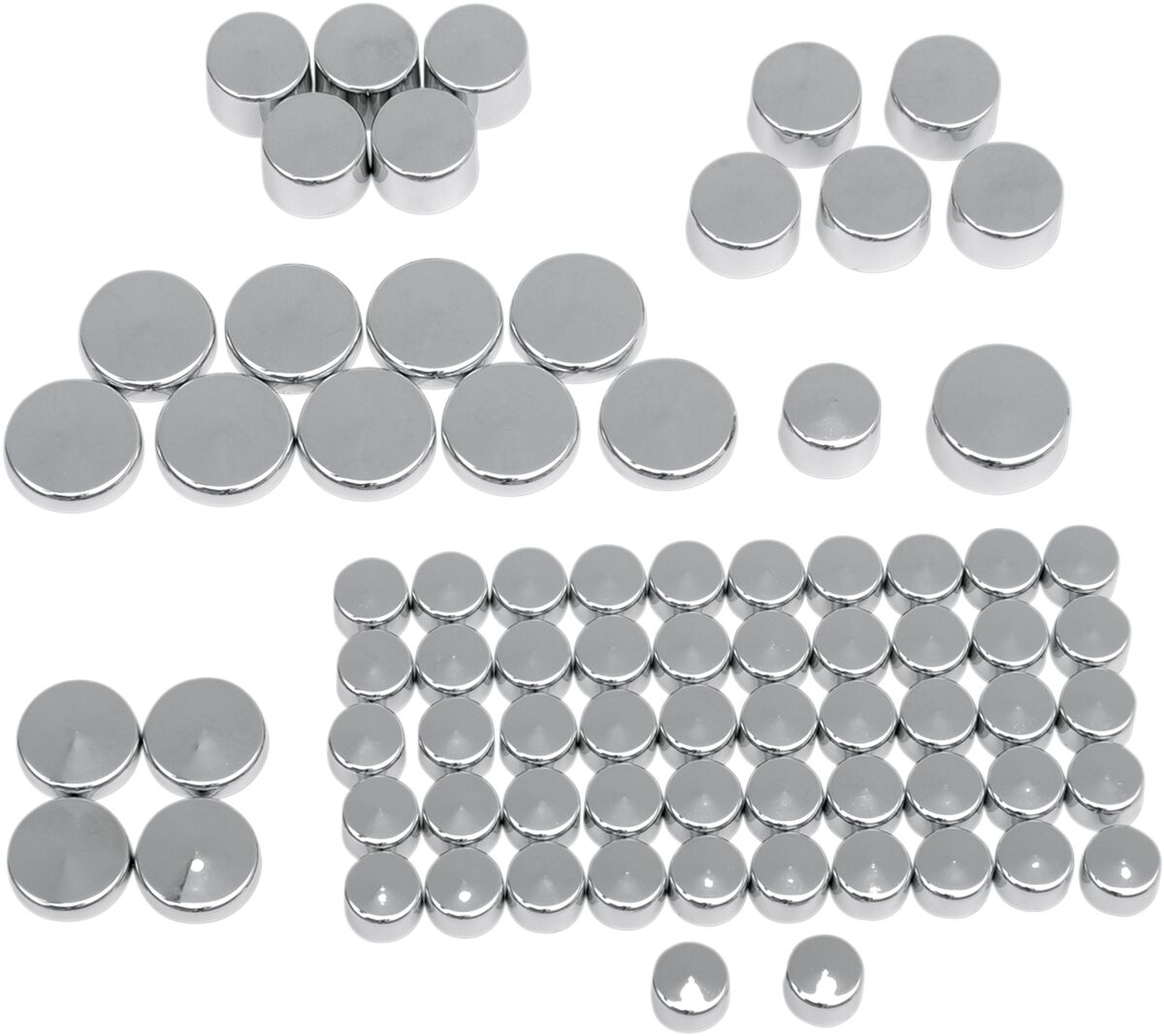 BOLT COVER KIT STANDARD CHROME