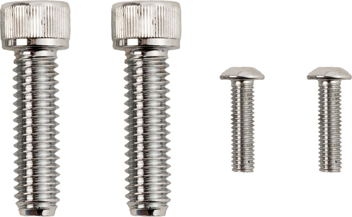 BOLT KIT M8 REAR BRAKE CONTROL KNURLED ALLEN HEAD CHROME