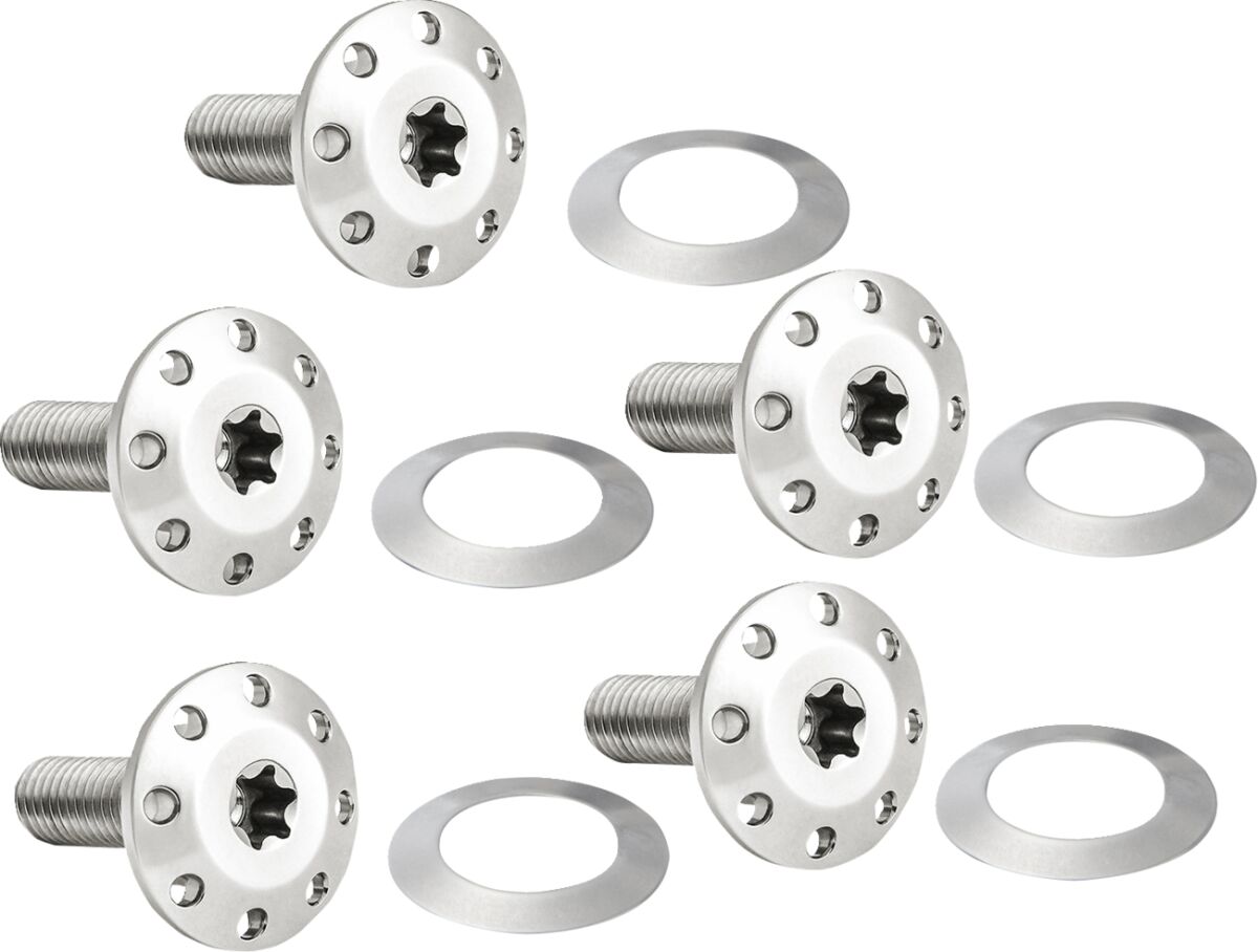 BOLT KIT ROTOR FRONT HOLESHOT 5 PACK SPOKE MOUNT,POL