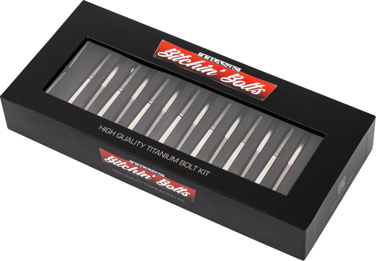 HARWARE KIT TITANIUM M8 CRANKCASE