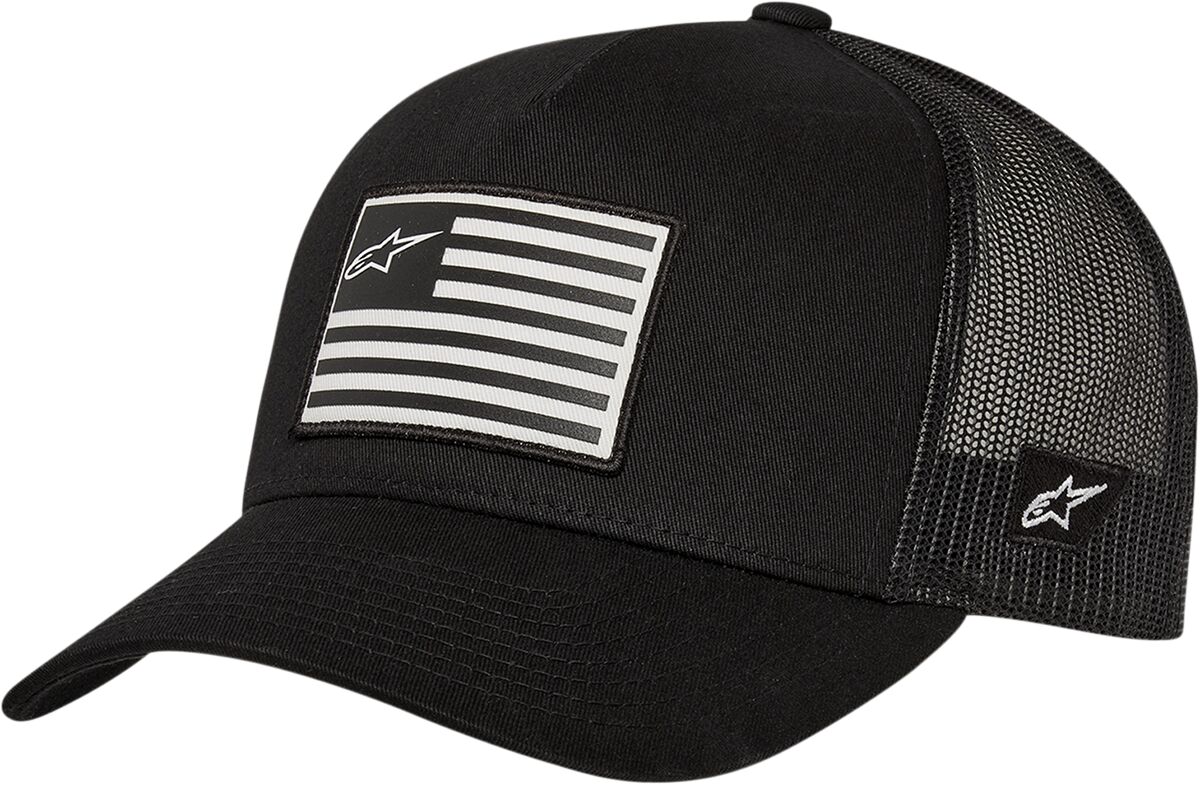 HAT FLAG S/B BK/BK O/S