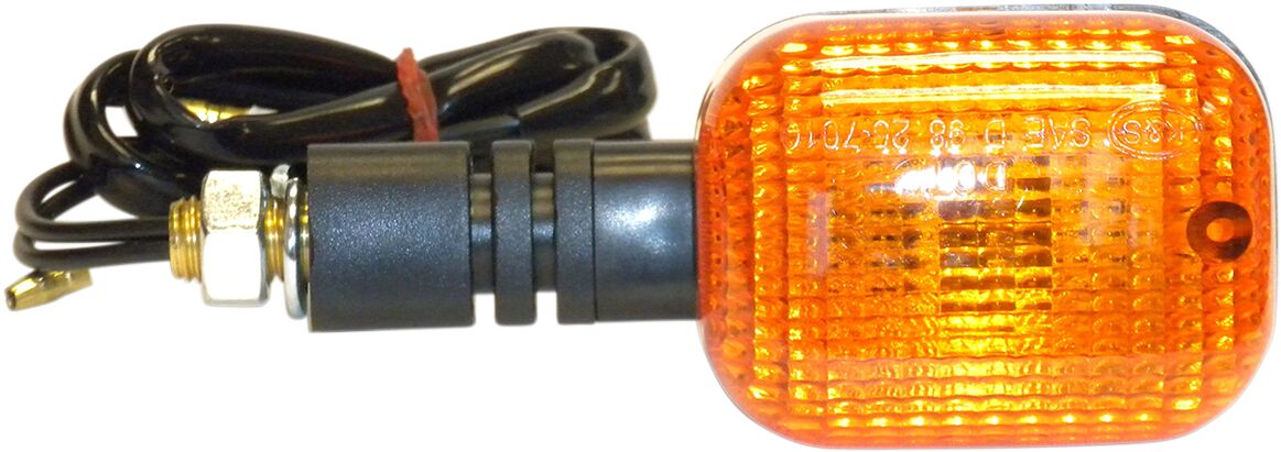 TURN SIGNAL BLACK BODY AMBER LENS