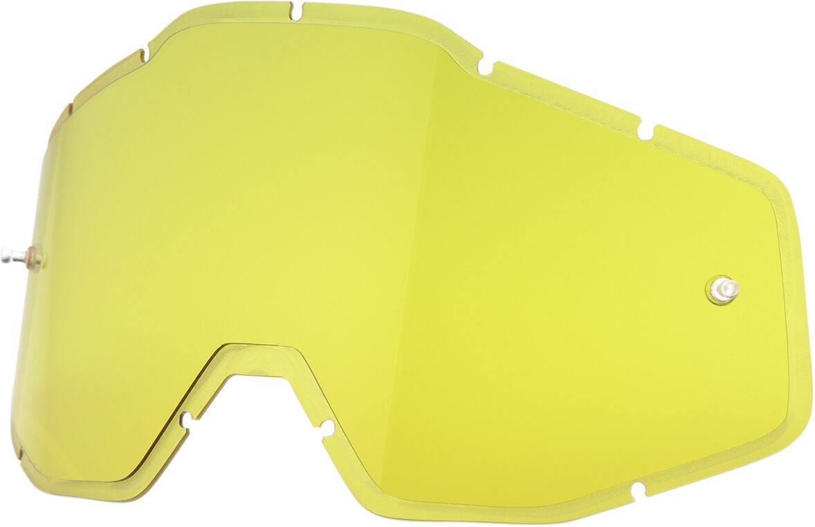 HD YELLOW ANTI-FOG INJECTED REPLACEMENT LENS FOR 100% GOGGLES