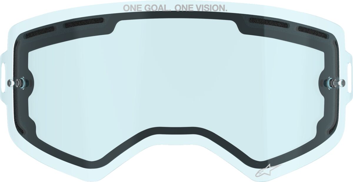 LENS GOGGLE DOUBLE PANE SUPERTECH BLUE