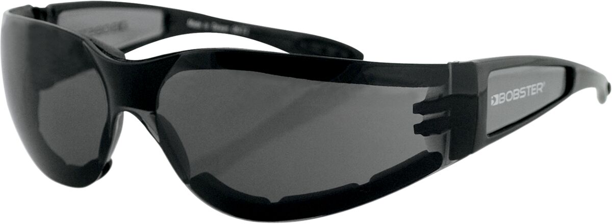 SHIELD II ADVENTURE SUNGLASSES BLACK LENSES SMOKE