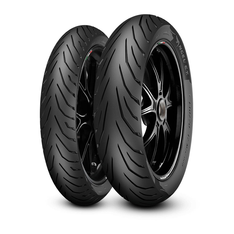 Pirelli Angel City 90/80 - 17 M/C 46S TL (for- og baghjul)