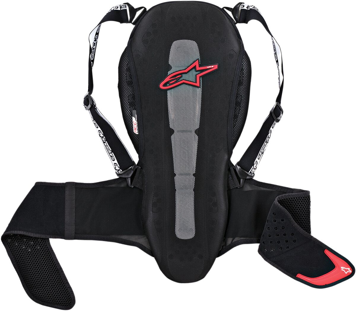 NUCLEON KR-2 PROTECTOR BLACK/RED X-SMALL
