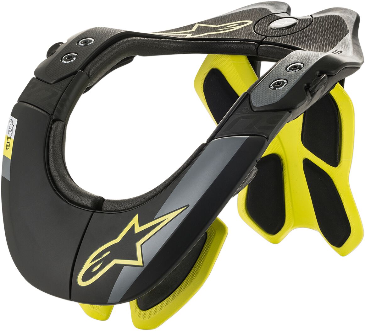 BNS TECH-2 NECK SUPPORT BLACK/YELLOW XS/S/M