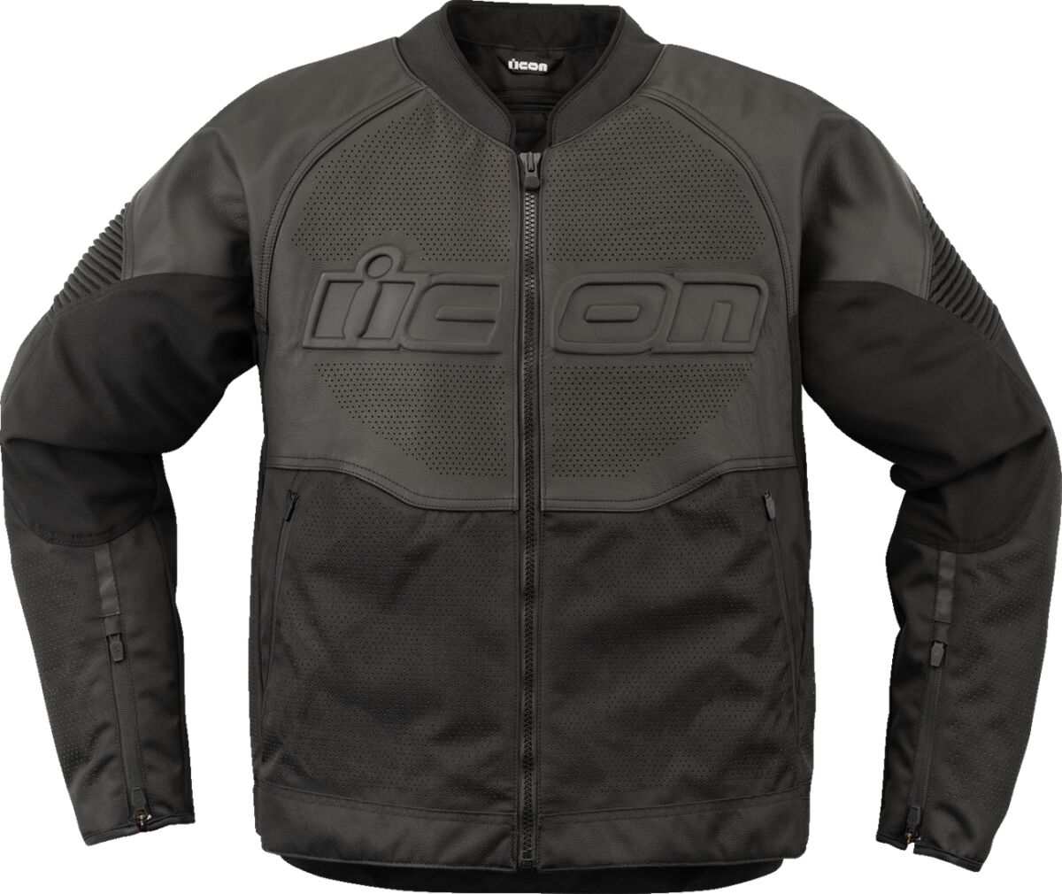 JACKET OVERLORD3 LEATHER CE BK SM