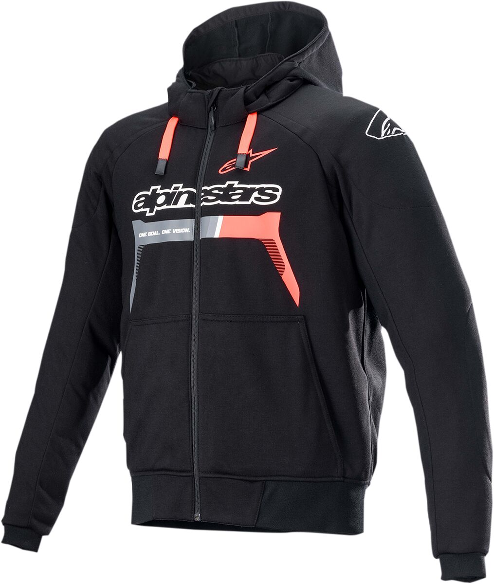 JACK HOOD CHROME BK/RD 2X