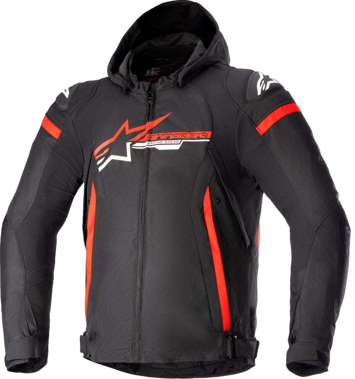 JACKET ZACA WP BK/RD/W S
